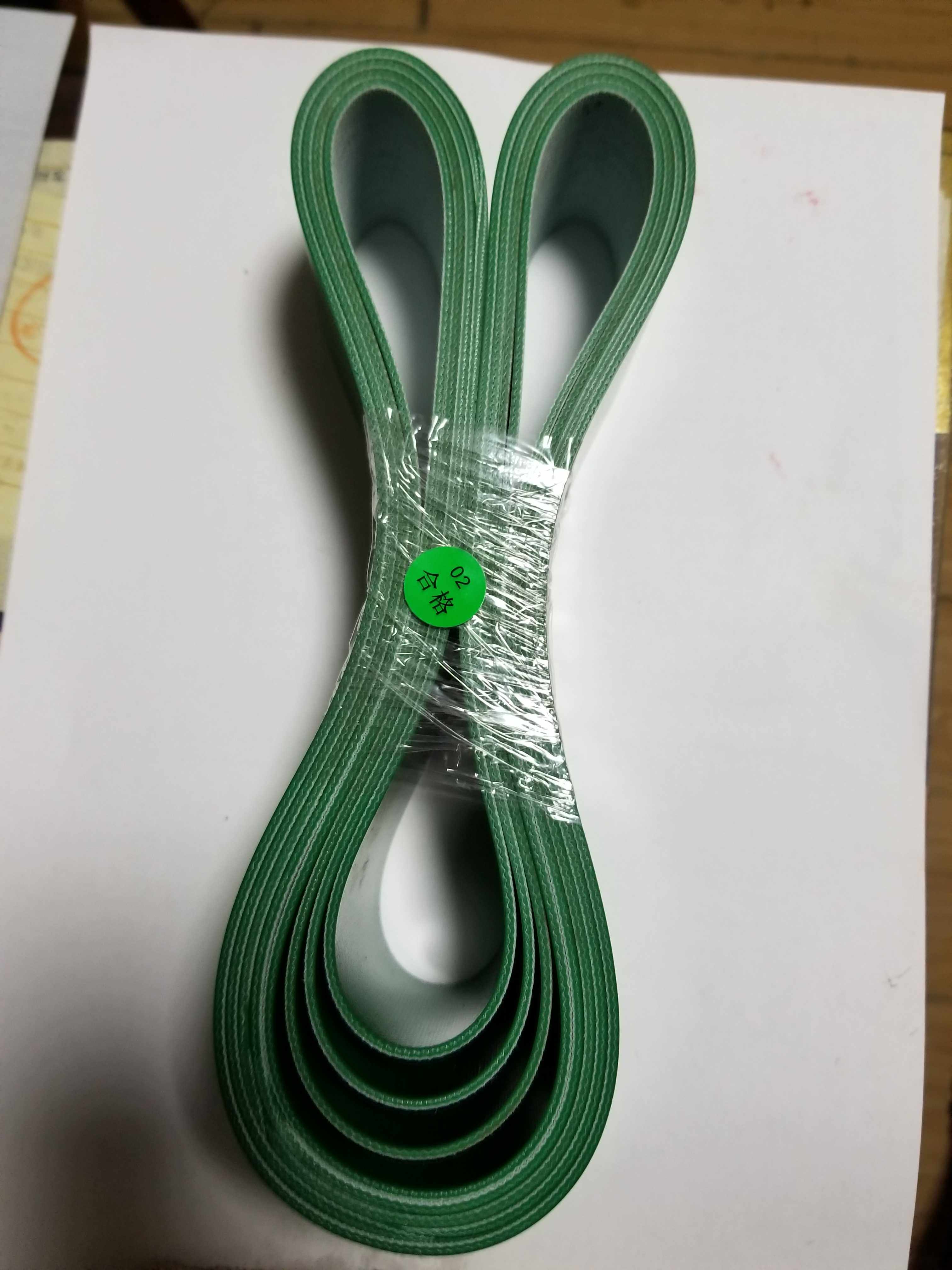 PVC conveyor belt green width length thickness customization