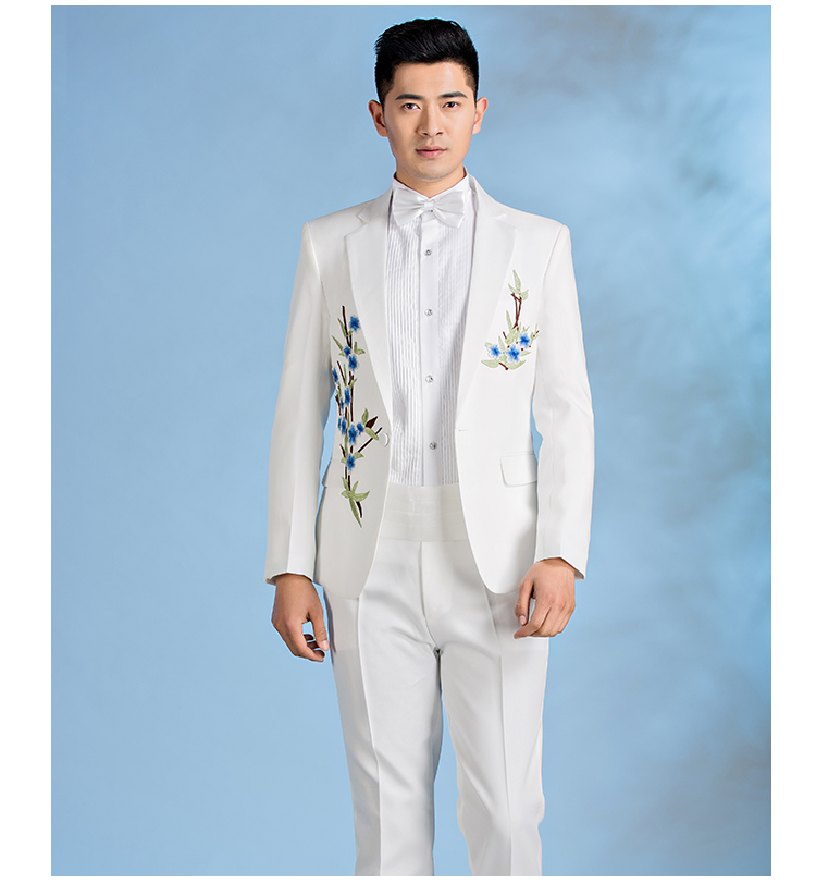 Trang phục phù hợp với trang phục nam phù hợp với người lớn trang phục biểu diễn 2017 ca sĩ chủ nhà mới ăn mặc hợp xướng trang phục nam quần áo thể thao nam
