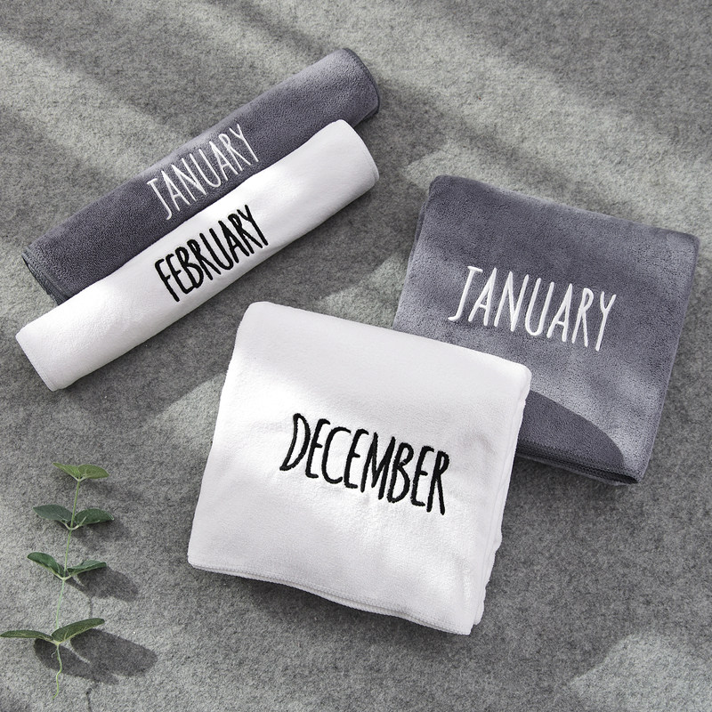 Home Creative Towel not dropping Mao Men wash face towel trendy soft absorbent rubbing face female lovers bath quick dry towels