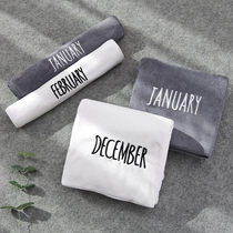 Home Creative Towel not dropping Mao Men wash face towel trendy soft absorbent rubbing face female lovers bath quick dry towels