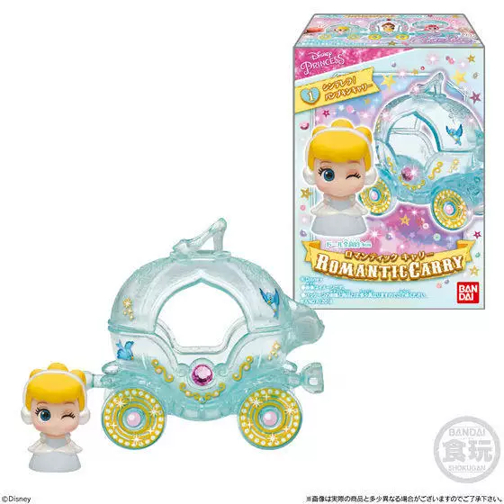 Bandai Bandai Box Disney Princess Crystal Car Pumpkin Cinderella Cinderella Bell Little Mermaid