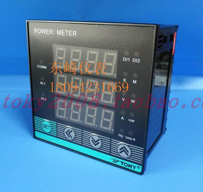 Tozaki DS9E 7E-P-RC38 three-phase intelligent power meter TOKY voltage current power factor frequency
