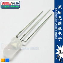 5MM yellow blue two color Yin 3 feet F5 fog astigmatism LED two color indicator with card position without card position