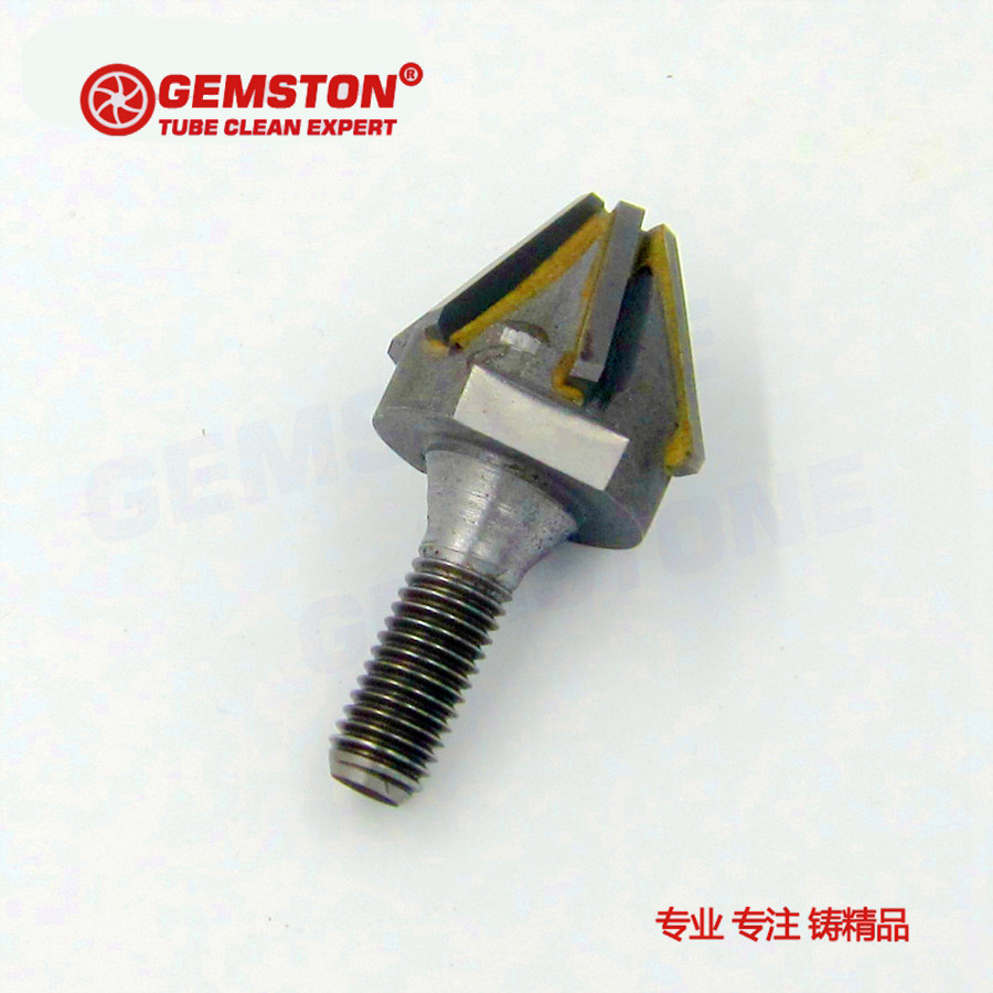 GEMSTON PIPE DREDGE Cutter Head Boiler Cleaner Head bit Drill Steel Cutter Head Clear Desilting Drill
