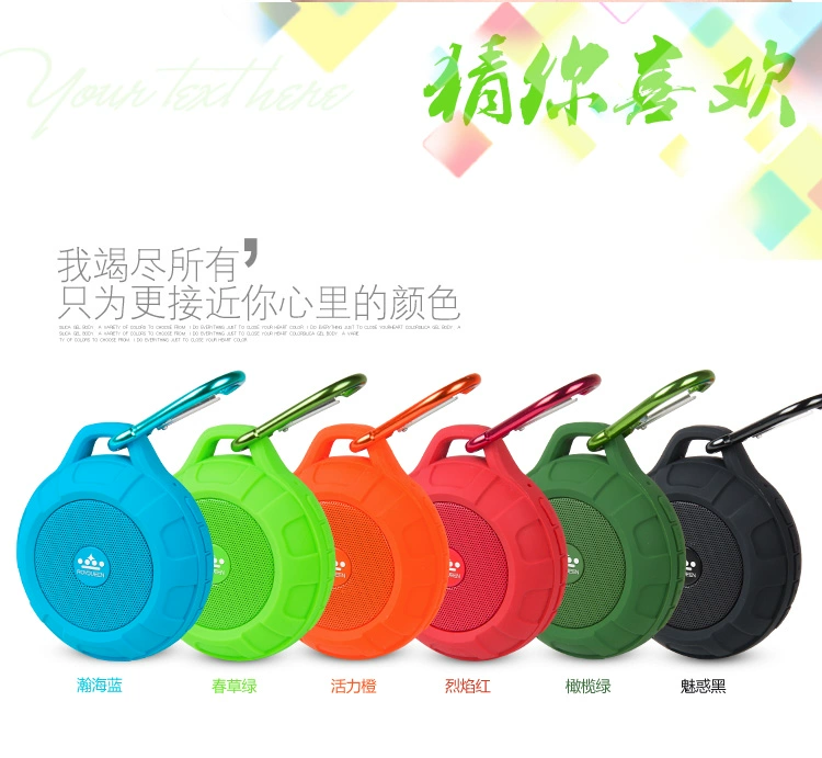 Loa Bluetooth ROYQUEEN / Langqin T350 Thẻ âm thanh mini cầm tay Thẻ âm thanh loa siêu trầm Walkman - Máy nghe nhạc mp3 máy nghe nhạc ruizu