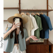 Day Ensemble Short Sleeve Suit Jacket Woman Thin subdesign Sensation Fashion Short casual Little Western suit 2022 Chunxia