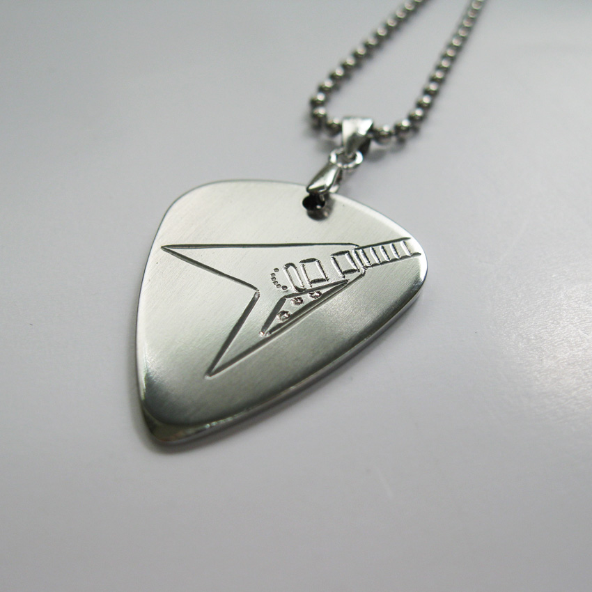 Electric guitar subsection 9 dovetail type personality dial necklace with customizable rock manual-Taobao