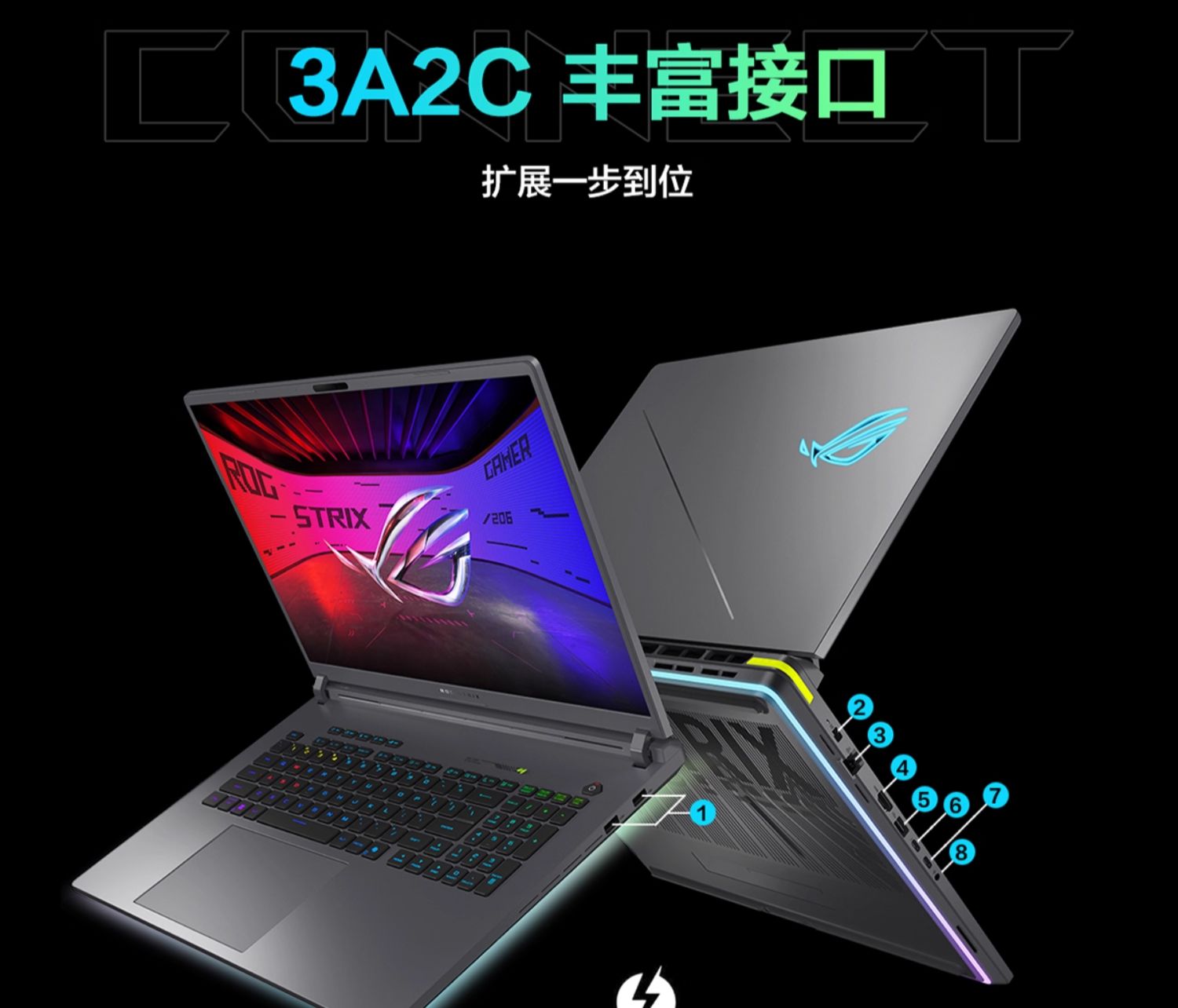 ASUS/华硕ROG枪神9 Plus酷睿Ultra9 275HX/RTX5060 8G/显卡华硕游戏笔记本电脑插图22