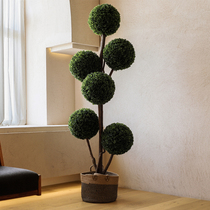 Senspace bionic green plant potted large floor decoration indoor living room fake tree decoration