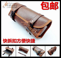 Retro Brown side bag motorcycle hanging bag cruise Prince car modified Knight bag kit front universal waterproof