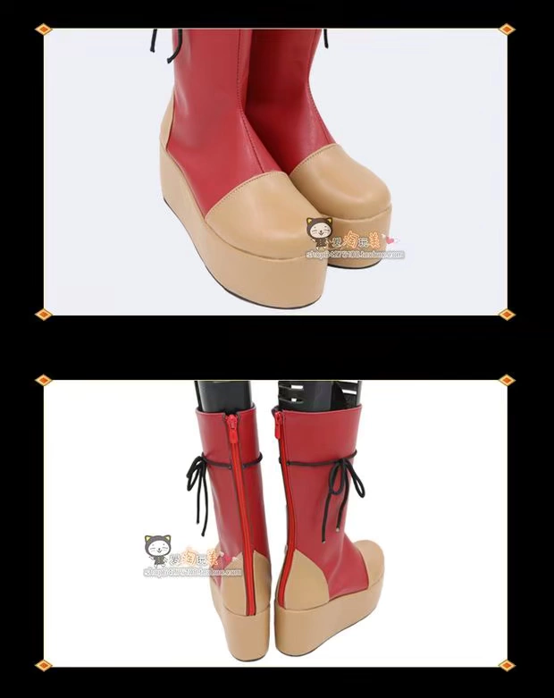 Fate Grand Order Suzuka Yuki cosplay giày anime COS boot để lập bản đồ tùy chỉnh - Cosplay cosplay halloween