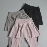 Демисезонный комбинезон для спортзала, штаны, леггинсы, защитное белье, комплект, спортивная профессиональная одежда для йоги, юбка, в обтяжку, для бега