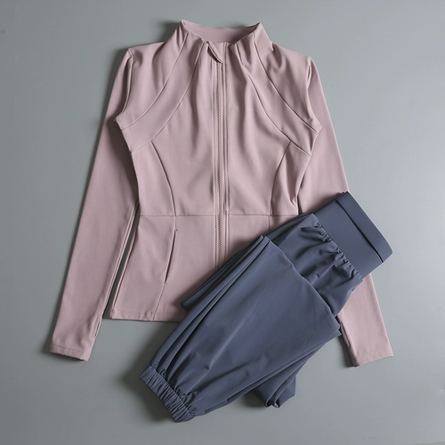 Элитный комплект для спортзала для тренировок, спортивный модный лонгслив, одежда для йоги, для бега, популярно в интернете