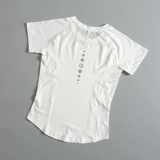 Спортивная футболка, летняя дышащая быстросохнущая одежда для йоги, 2025 года, для бега, короткий рукав, свободный крой