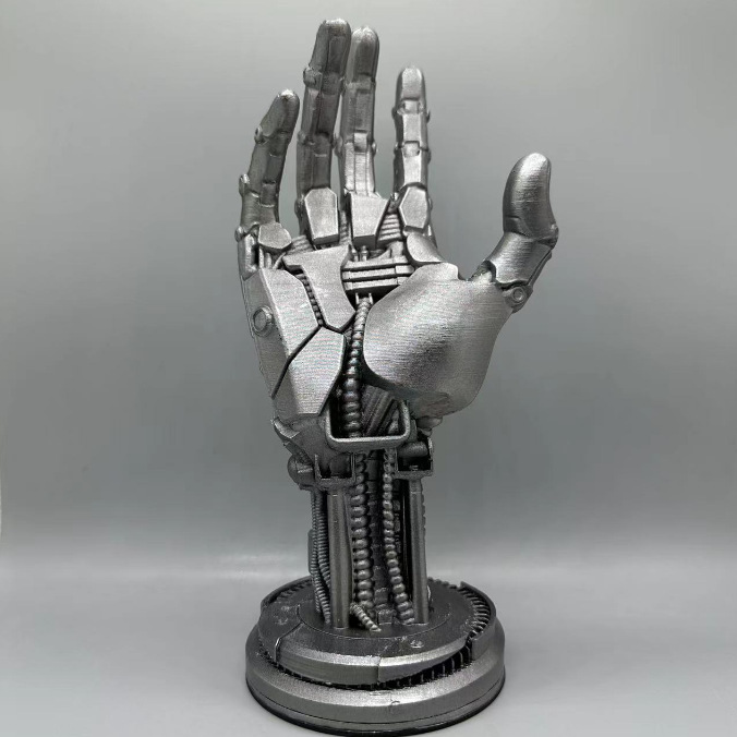 Robot Arm Handle Stand, Hand-Held Handle, Headphone Stand, Game Controller Stand, Palm Ornament, Gift for Boyfriend