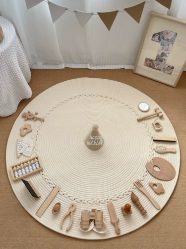 Плетеный ковер подходит для мужчин и женщин для девочек для ползания, подарок на день рождения