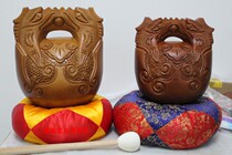 Wood Fish Great Chime Stones of the Chime Stones of the Dang Son Hedge Hall Taiwan 8-inch 21 cm Gui Nangmu Fish Buddhist temple Supplies