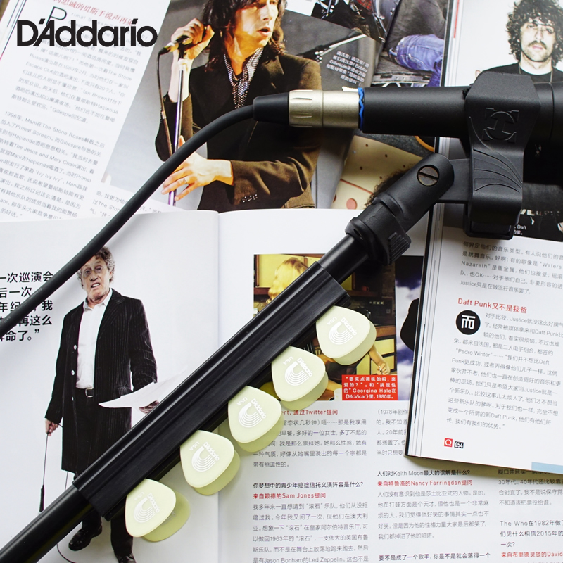 Dadario Stage Performance Diplon Insert Microphone Dial clips Plick Clip Sleeve Pick Clip