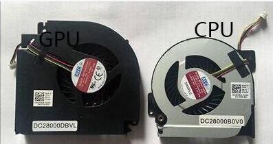 Dell M6800 CPU fan DPN: TJJ0R DC28000DBDL notebook fan