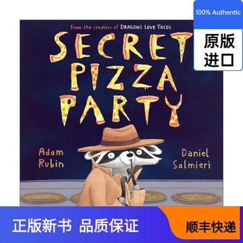 [Imported Original New Book] English Original Version Secret Pizza Party, Children's Hardcover Food Picture Book, Mexican Burrito, Author Adam Rubin, the Dragon Who Loves Tacos, English Version