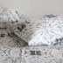 Tie-dy ink cảm giác phong cách cổ xưa bông màu đen và trắng twill ga trải giường chăn gối đơn mảnh có thể được tùy chỉnh ba hoặc bốn bộ - Khăn trải giường