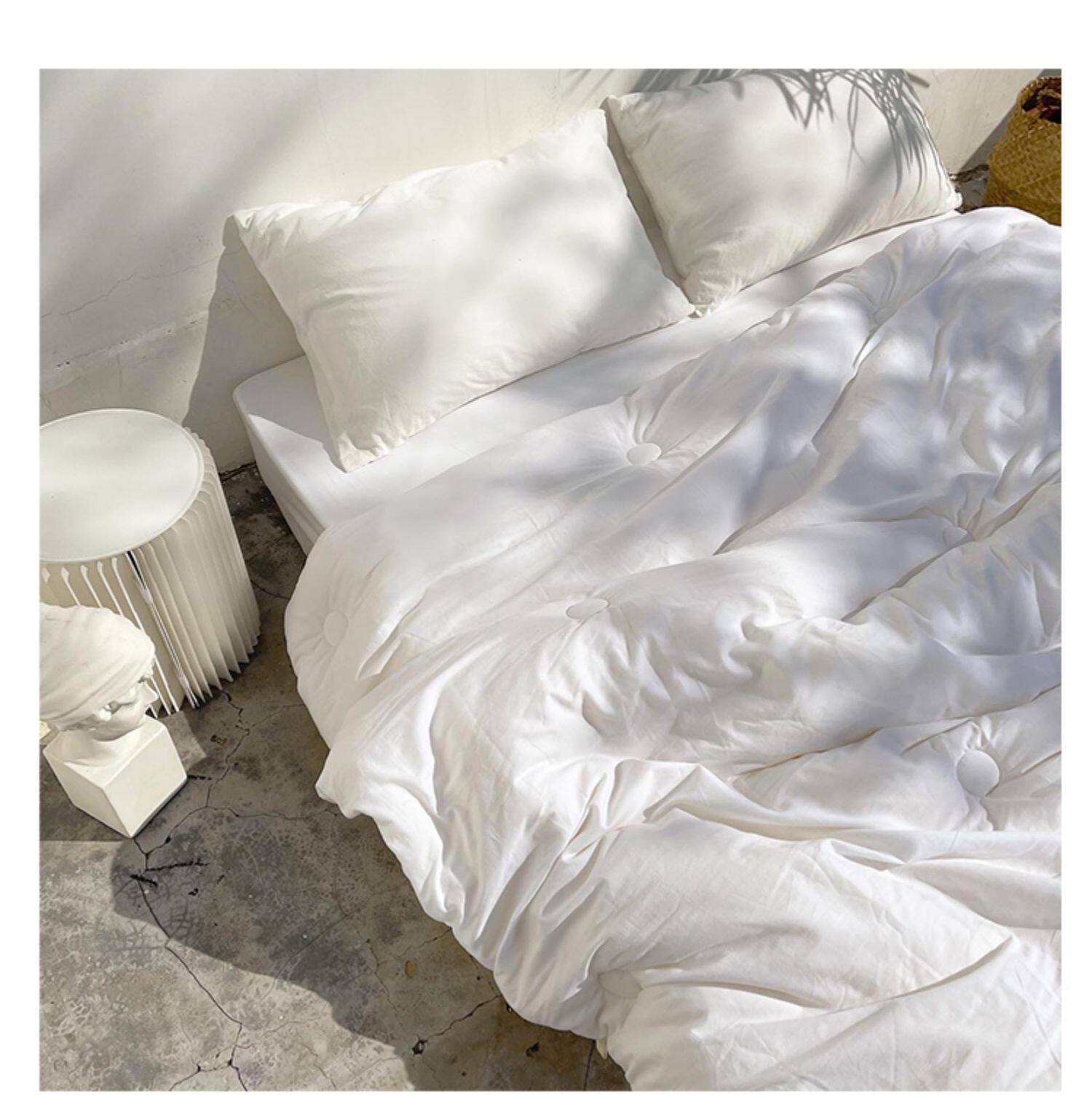 Химические волокна 种豆得云被 蓬松柔软大豆纤维被空调被春秋被全棉50支 春秋夏凉