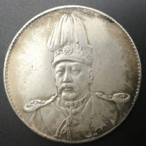6 high-hat big-headed chicken year commemorative collection of silver yuan ancient coins