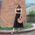Váy đi biển nữ hè 2018 mới đi biển dài quây dài váy backless đầm Bali thon