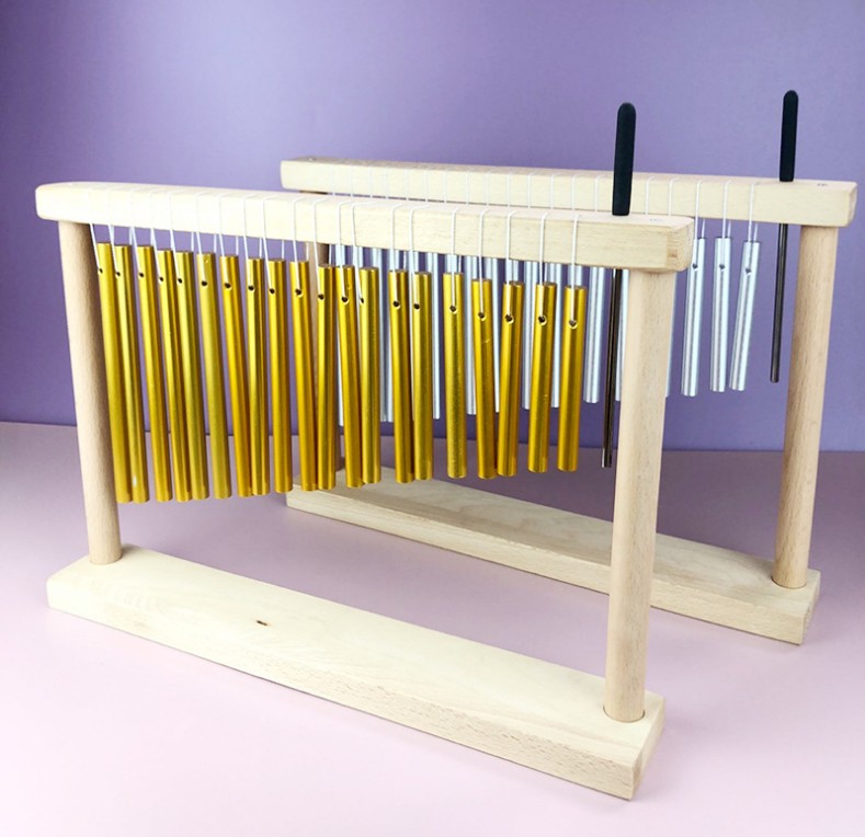 Percussion instruments, Orff teaching aids, 20-tone wind chimes, band accompaniment sound tree, ear-picking props and equipment