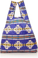 Spot Baggu genuine Pendleton blue striped small medium large shoulder bag shopping bag