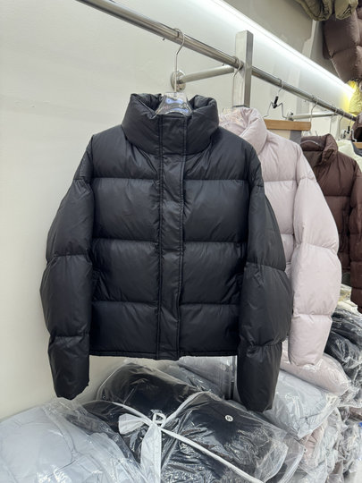 European Style Stand-Up Collar down Jacket for Women, Short, Fashionable, Loose, Thickened, Petite Size, 95% White Duck Down, Puffer Jacket, New Winter Model