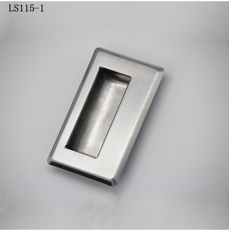 Recommended LS 115 - 1 stainless steel hidden chassis cabinet tab handheld handheld kitchen cabinet dark smoke