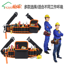 Plotter tool pocket Canvas Thickened large tool Multi-movement Trumpet Hang Bag Containing Electrician Special Tool Bag