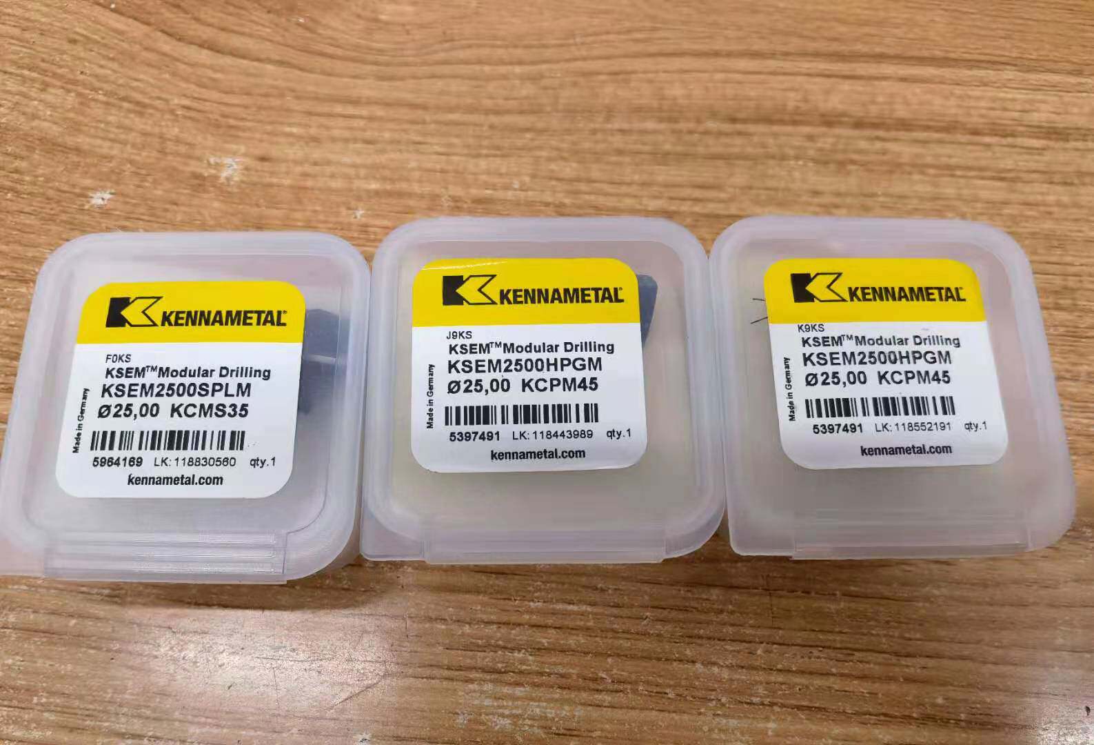 Kennametal KSEM2500SPLM KCMS35 KSEM2500HPGM KCPM45