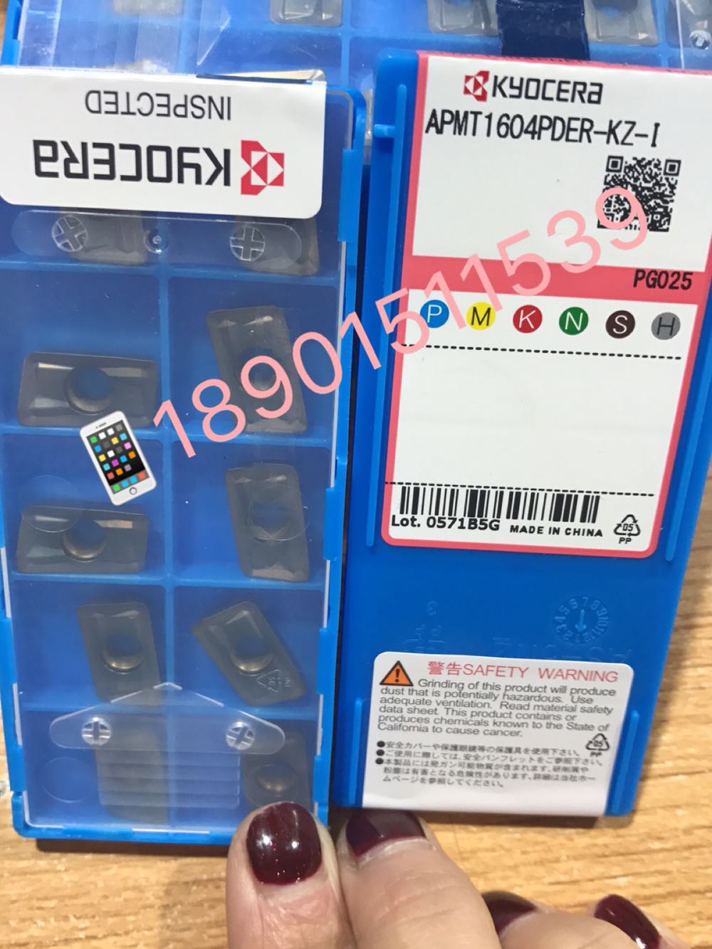 Kyocera CNC blade APMT1604PDER-KZ-I PG025 Kyocera CNC series accepts orders