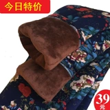 Штаны, утепленный удерживающий тепло пуховик для матери, для среднего возраста, 70-80 лет, высокая талия, свободный крой