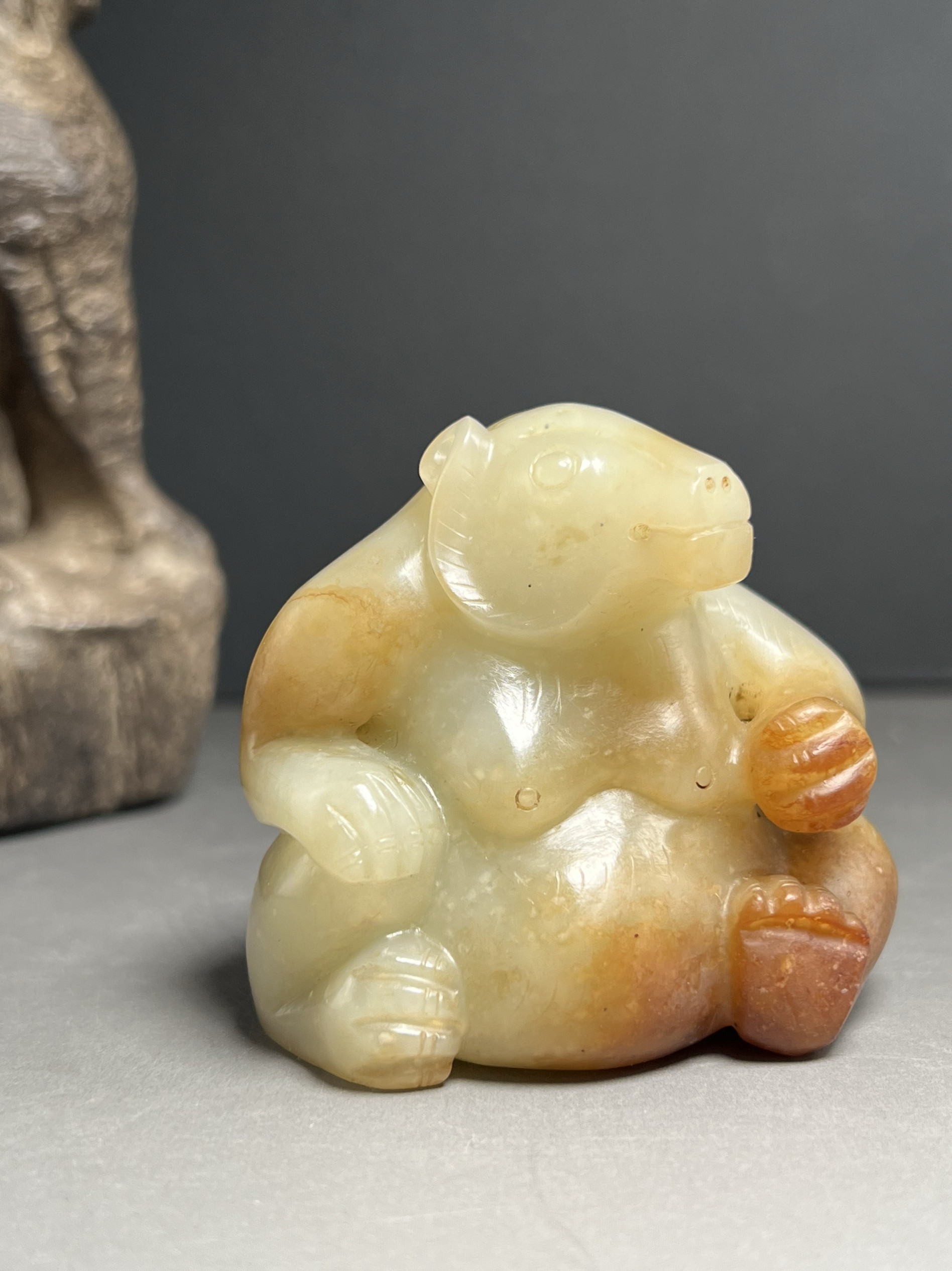 都内個人収集家18】玉雕玉壁 ☆中国古玩骨董(同日落札同梱可