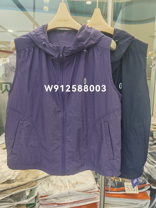 Jue Se Jingwen 60187 Genuine 2026 Summer New Casual Versatile Hooded Zipper Sleeveless Vest Jacket Quick-Drying Jue Se Jingwen 60187 Genuine 2026 Summer New Casual Versatile Hooded Zipper Sleeveless Vest Jacket Quick-Drying