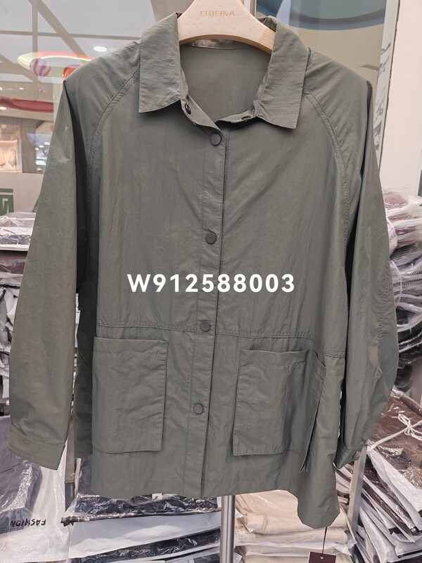 Summer New Style Xinya Rebecca Mr23017 Quick-Dry Mid-Length Shirt Jacket Rebecca Top