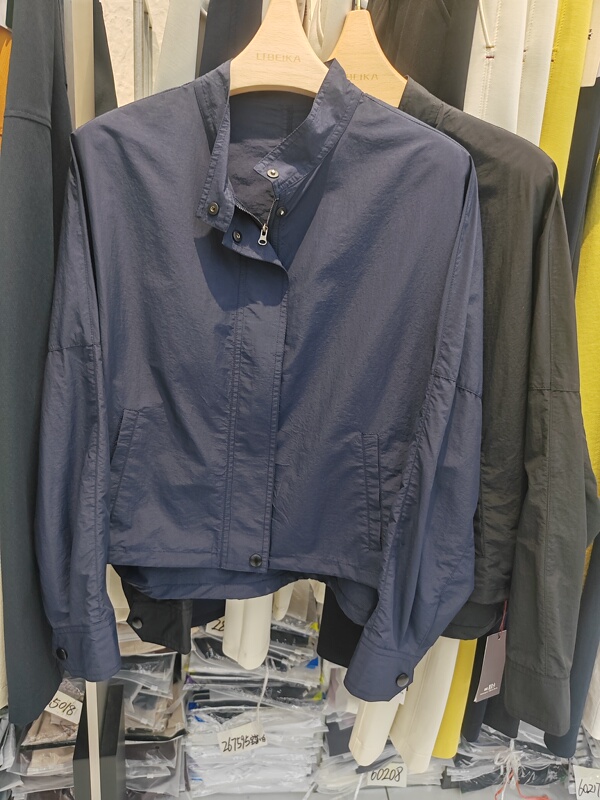Rebecca Mr24036B New Summer Style Thin Quick-Drying Cotton Sun Protection Jacket-Style Slim Short Jacket for Women