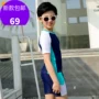 Áo tắm cho trẻ em trai Chia đôi bé trai lớn Cộng với kích thước bé trai Đặt kem chống nắng 12-15 tuổi - Bộ đồ bơi của Kid đồ bơi cho bé gái 14 tuổi