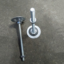 Galvanized horn sheet iron carbon steel adjusting foot support foot mechanical equipment adjustment foot fixed hooded foot tray D60