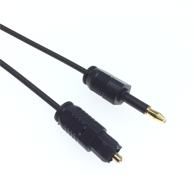Fiber Optic Audio Wire Square Mouth Turn Round Mouth Conversion Line SPDIF Digital Fiber 3 5 Round Turn Square Head Audio Fiber Optic Line