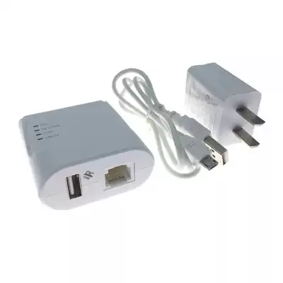 RJ45 port usb wired wireless printer server parallel port print server Sharer support needle machine