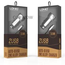 LDNIO 5V3 6A dual port USB car charger cigarette lighter plug mobile phone car charger direct charge