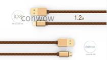LDNIO Android phone iphone5 6s mobile phone charging data cable USB to Micro cable cable dual plug