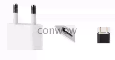 Mobile phone charger European European European plug USB charger charging head two round foot plug 5V 1A