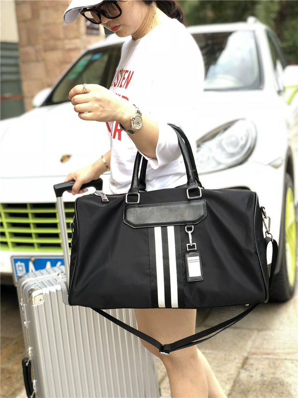 Túi duffel Vải Oxford phiên bản Hàn Quốc của túi du lịch khoảng cách ngắn công suất lớn nữ túi nhỏ túi du lịch túi xách túi thể dục - Túi du lịch