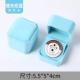 Восьмиугольная вертикальная коробка для значков Tiffany Blue