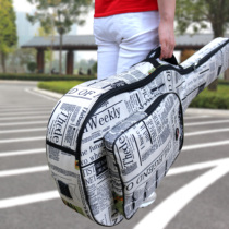  Guitar bag 41-inch thick waterproof and shockproof personality 40-inch acoustic guitar backpack Universal piano bag Folk guitar piano bag